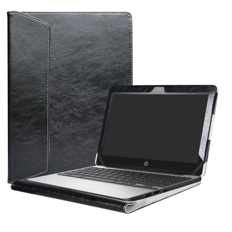 Alapmk Protective Case Cover for HP Chromebook 11 G5 EE/G4/G3/G2/G4 EE/11-2000 Series Laptop(Warning:Not fit HP Chromebook 11 G6 EE/G5/G1/11-v000/11-1100 Series) 11.6",Black - Image 1